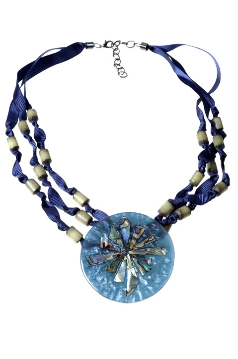 Колие, Gloria Maris, Plas345 Blue, 60 см