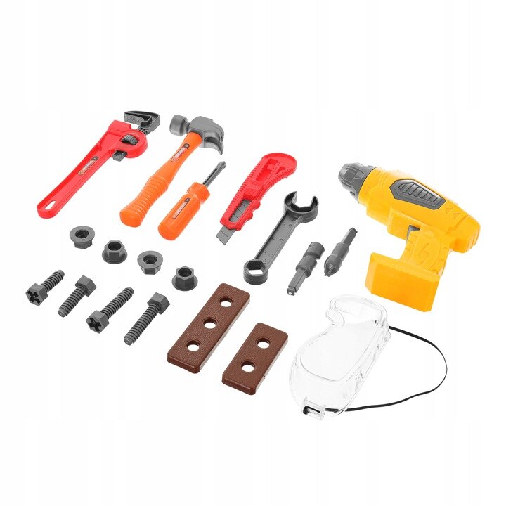 Trusa cu Scule, Fashion Tool Set, Include 19 Piese, Bormasina ce