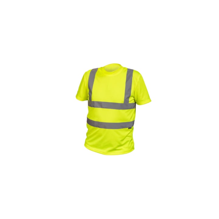Тениска със светлоотразителни ленти Hogert Technik, XXL, Жълто