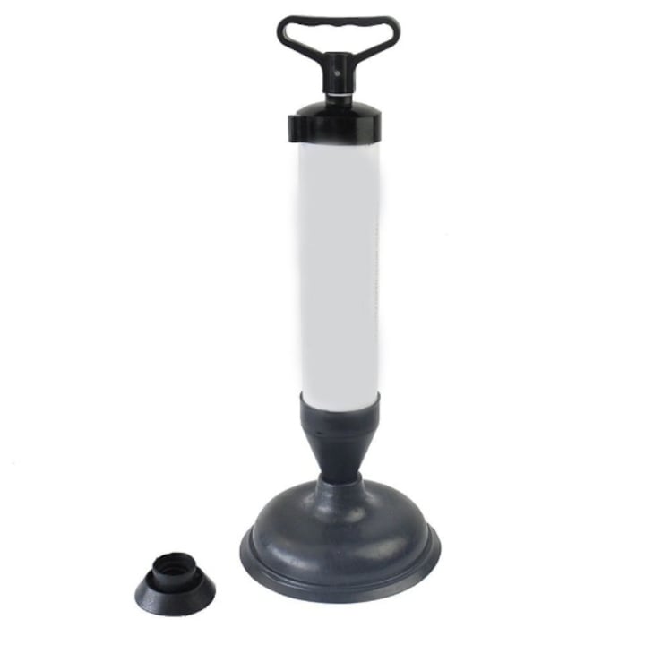 Pompa pentru desfundat chiuvete si toalete EDAR® cu 2 duze interschimbabile