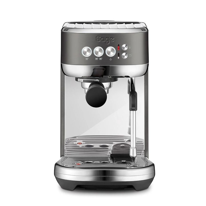 Espressor Sage Bambino Plus SES500BST, 1600 W, rezervor 1.8 l, 15 bar, sistem incalzire apa TermoJet, Negru mat