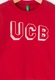 United Colors of Benetton, Bluza sport rosie cu imprimeu text 3J67C12VN-07C, Rosu, 165 CM Standard