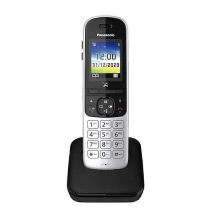 Telefon Panasonic fara fir KX-TGH720, DECT, ecran color de 1,8 inch, agenda telefonica 200 contacte, robot telefonic, speakerphone