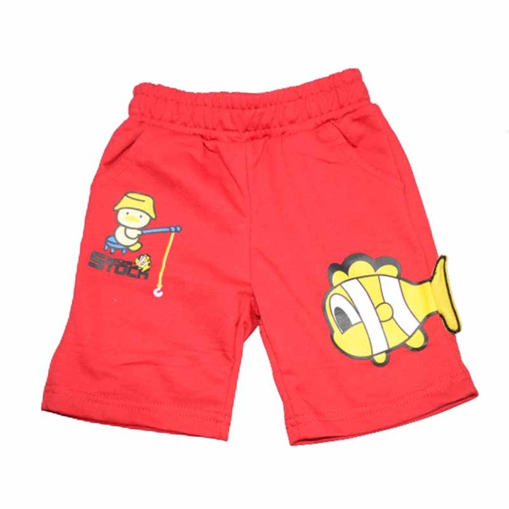 Pantaloni scurti pentru baieti Happy House HB-8811R-98-104, Rosu 80080