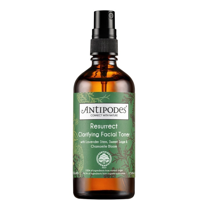 Antipodes Resurrect tisztító arc tonik, 100ml