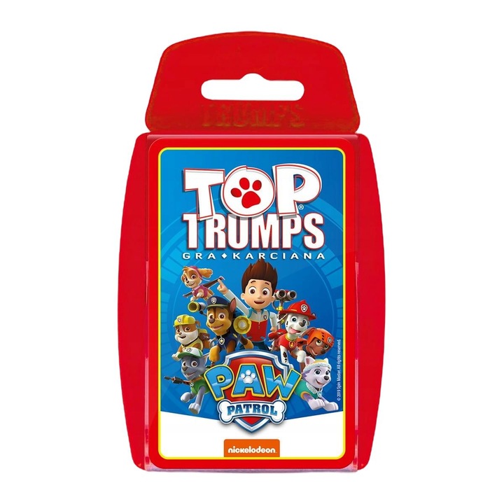 Kártyajáték Paw Patrol, Winning Moves, 33 autó, Multicolor