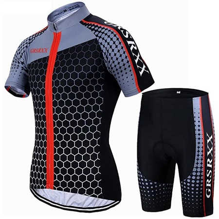 Set Ciclism, Gwell GRSRXX, Tricou si Pantaloni, Echipament Complet, Marime 4XL