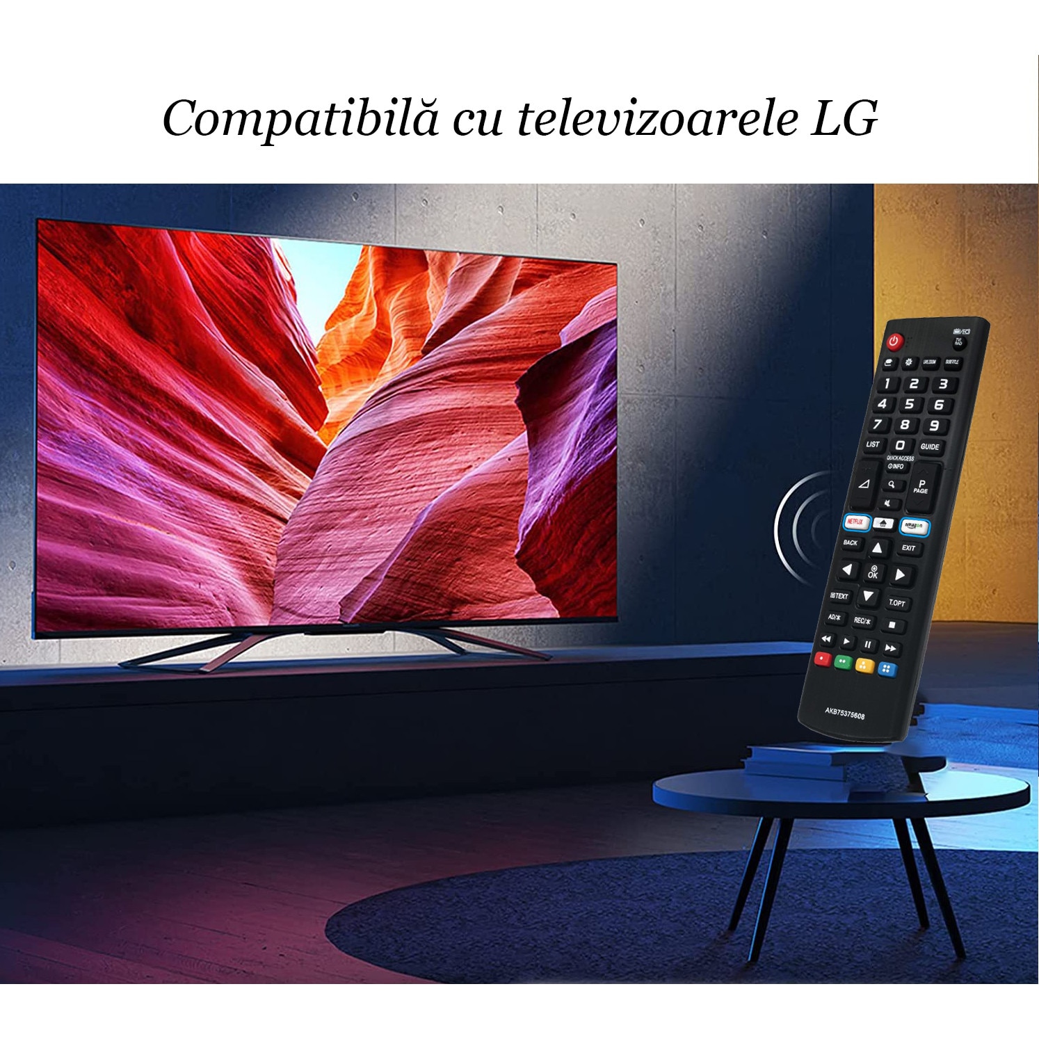 Teleocanda Lg Telecomanda universala LG, ACOPERA 100% gama lcd LG, Smart, AKB75375608 ...