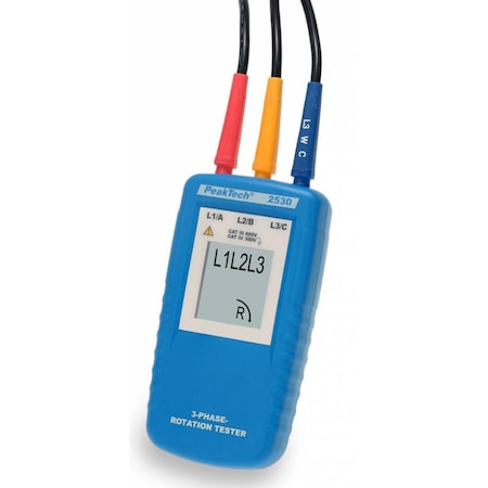 Tester succesiune faze cu LCD P2530 Peaktech - eMAG.ro