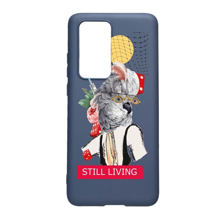 Силиконов калъф Unique за Huawei P Smart 2021, Still Living, Alaskan Blue AB 916