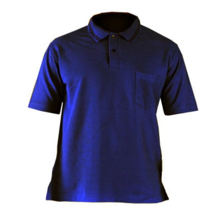 Tricou polo de lucru Leber Hollman, S, Albastru