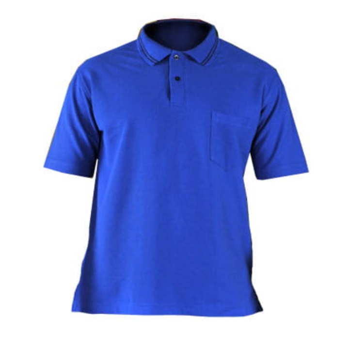 Работна поло тениска Leber Hollman, S, синьо