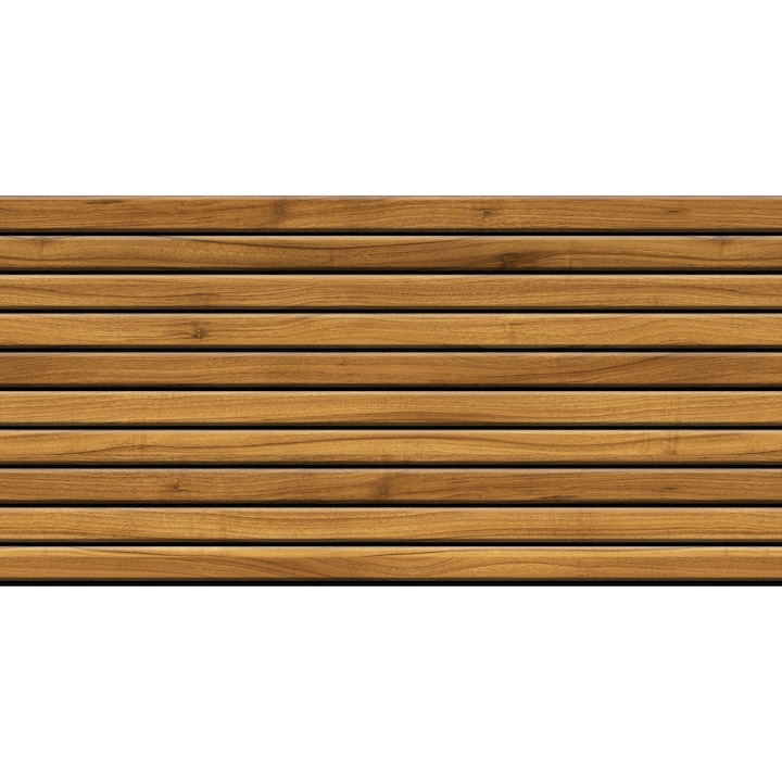 Placa decorativa din polistiren, imitatie lemn, 100x50x2 cm