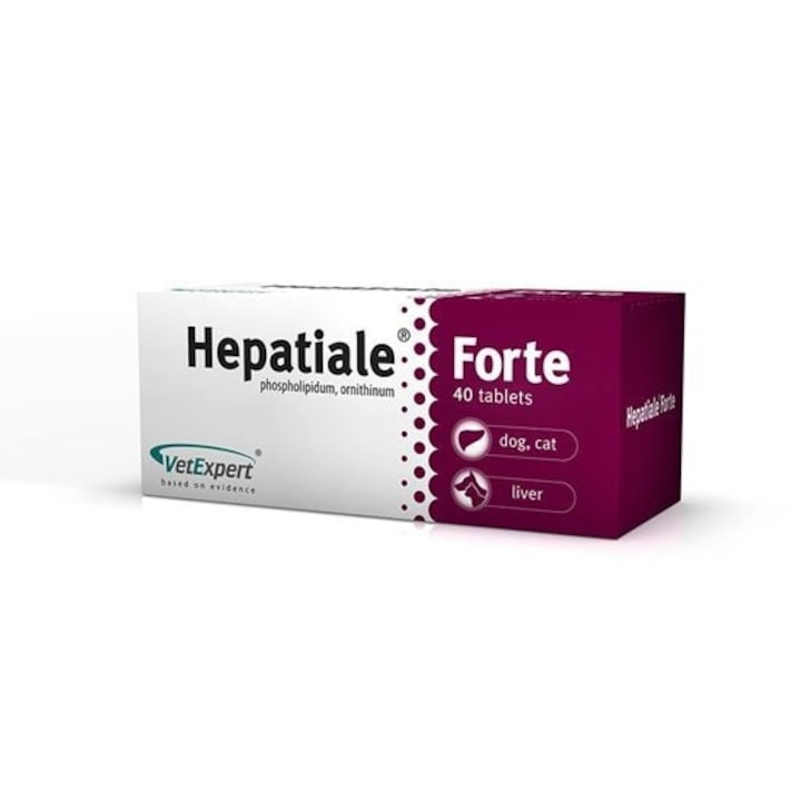 Supliment Nutritiv Hepatiale Forte 550mg 40 tablete