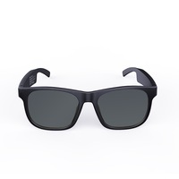 Ochelari de soare smart polarizati, Bluetooth V5.0, Preluare Apeluri Telefonice, Microfon, Difuzor, Autonomie 4 H, Standby pana la 100h, Rezistenti la apa, Negru