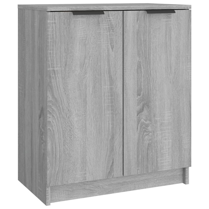 Szürke sonoma színű szerelt fa cipősszekrény 59 x 35 x 70 cm (817103)