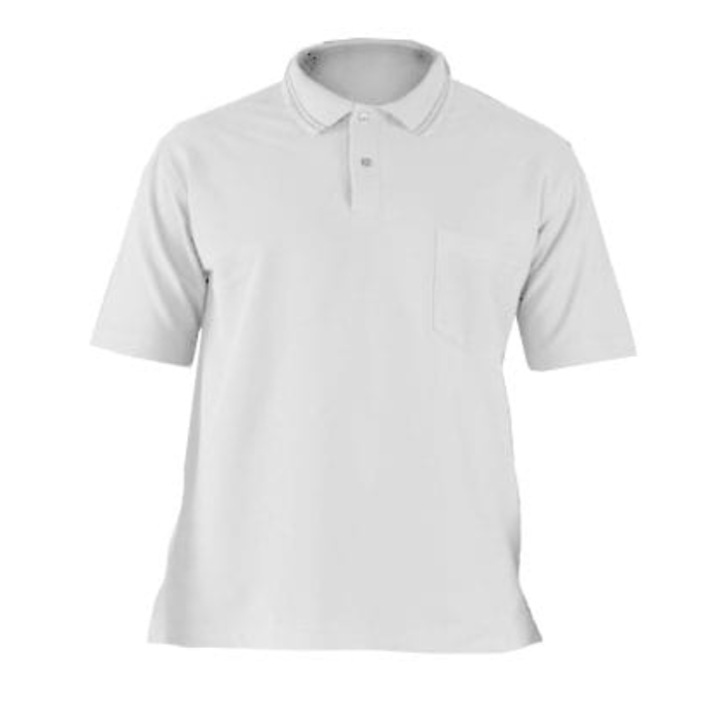 Tricou polo de lucru Leber Hollman, S, Gri deschis