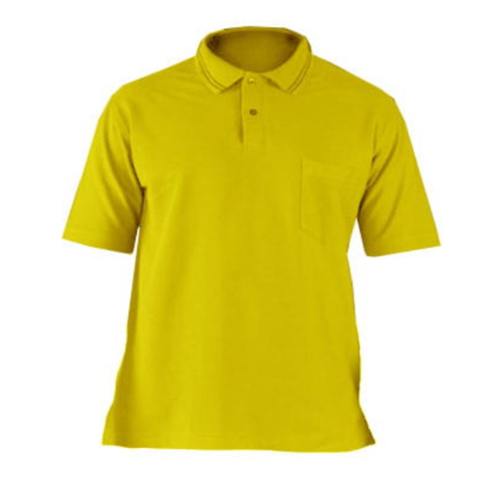 Работна поло тениска Leber Hollman, S, жълто