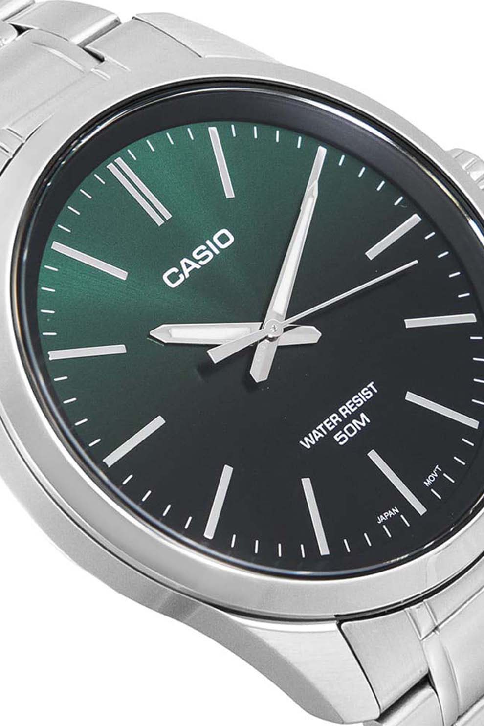 Casio, Часовник от неръждаема стомана, Сребрист - eMAG.bg