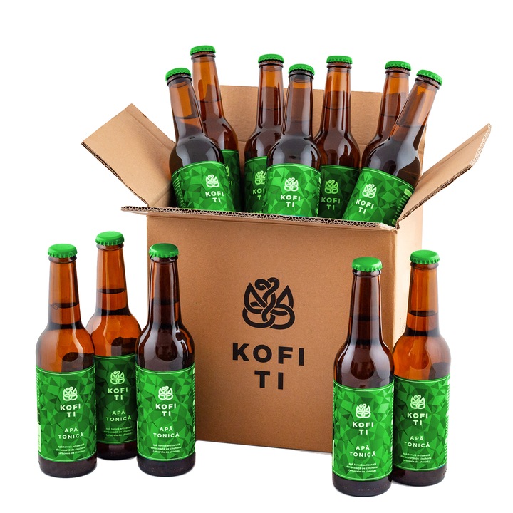 Kofi Ti Herbal Tonic Tonikvíz, citrusos-virágos, 12 x 0,3L, Román üdítő