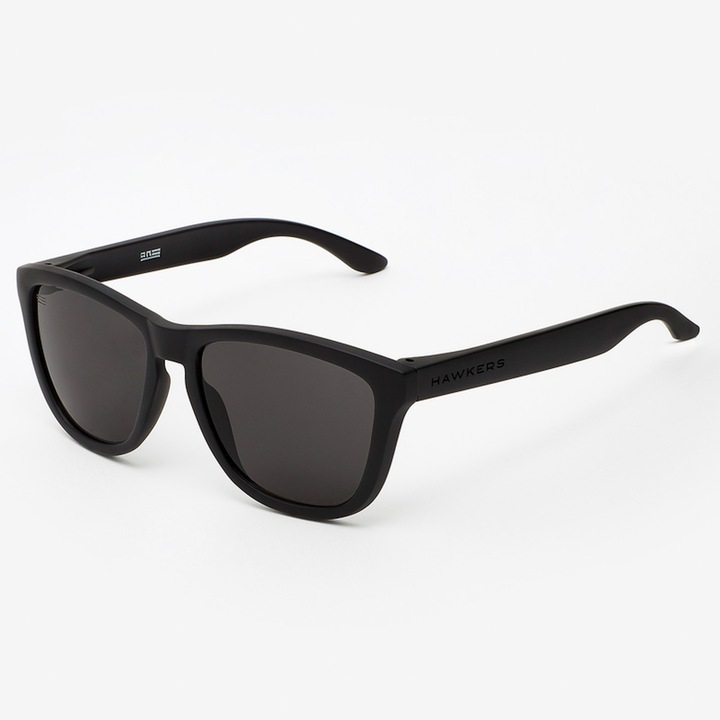 Слънчеви очила Hawkers, Carbon Black Dark One, Rectangular, Matte Black/Dark Grey, HK018TR/01/CE3
