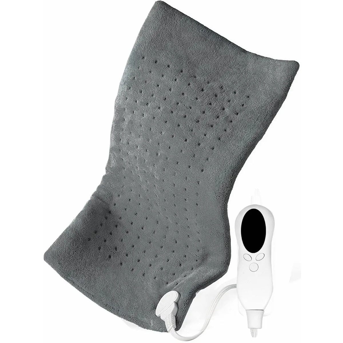 Perna Perna incalzire electrica, MzoLife, 100W, 60x30 cm, Gri - eMAG.ro