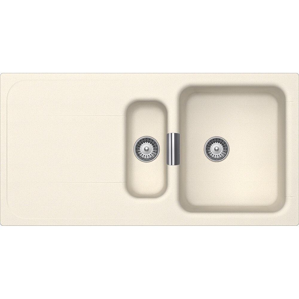 Chiuveta granit Schock Wembley D-150 Magnolia 1000 x 510 mm, adancime cuva 200 mm, reversibila, montare pe blat