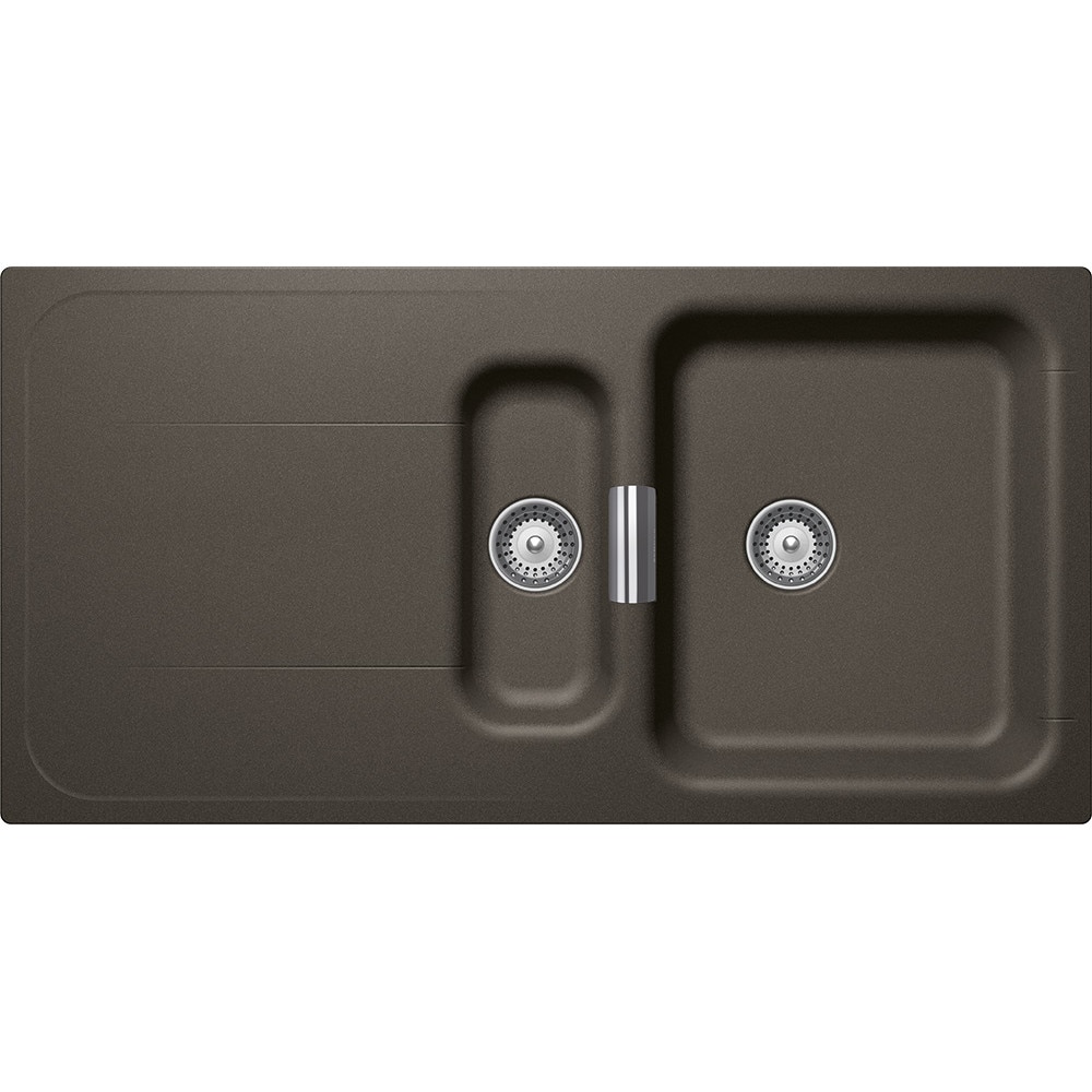Chiuveta granit Schock Wembley D-150 Carbonium 1000 x 510 mm, adancime cuva 200 mm, reversibila, montare pe blat