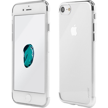 Husa de protectie Vetter Clip-On Shiny Soft Series pentru iPhone 8 / iPhone 7, Silver