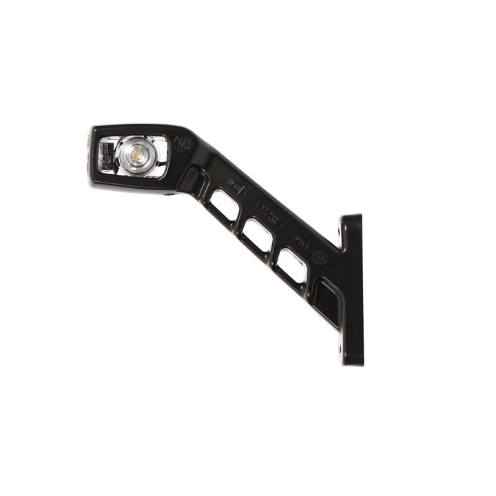 Lampa gabarit LED, cu brat, 238L W48, 12V-24V, pozitie alb / rosu / portocaliu stanga, WAS 43381