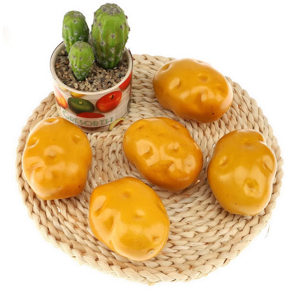 Комплект от 6 броя изкуствени картофи, изкуствени зеленчуци за ...
