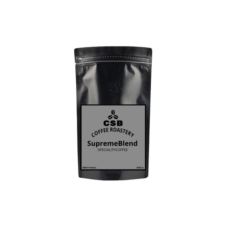 Кафе на зърна Csb Coffee Roastery, Supreme Blend, Прясно изпечено, 250 гр.