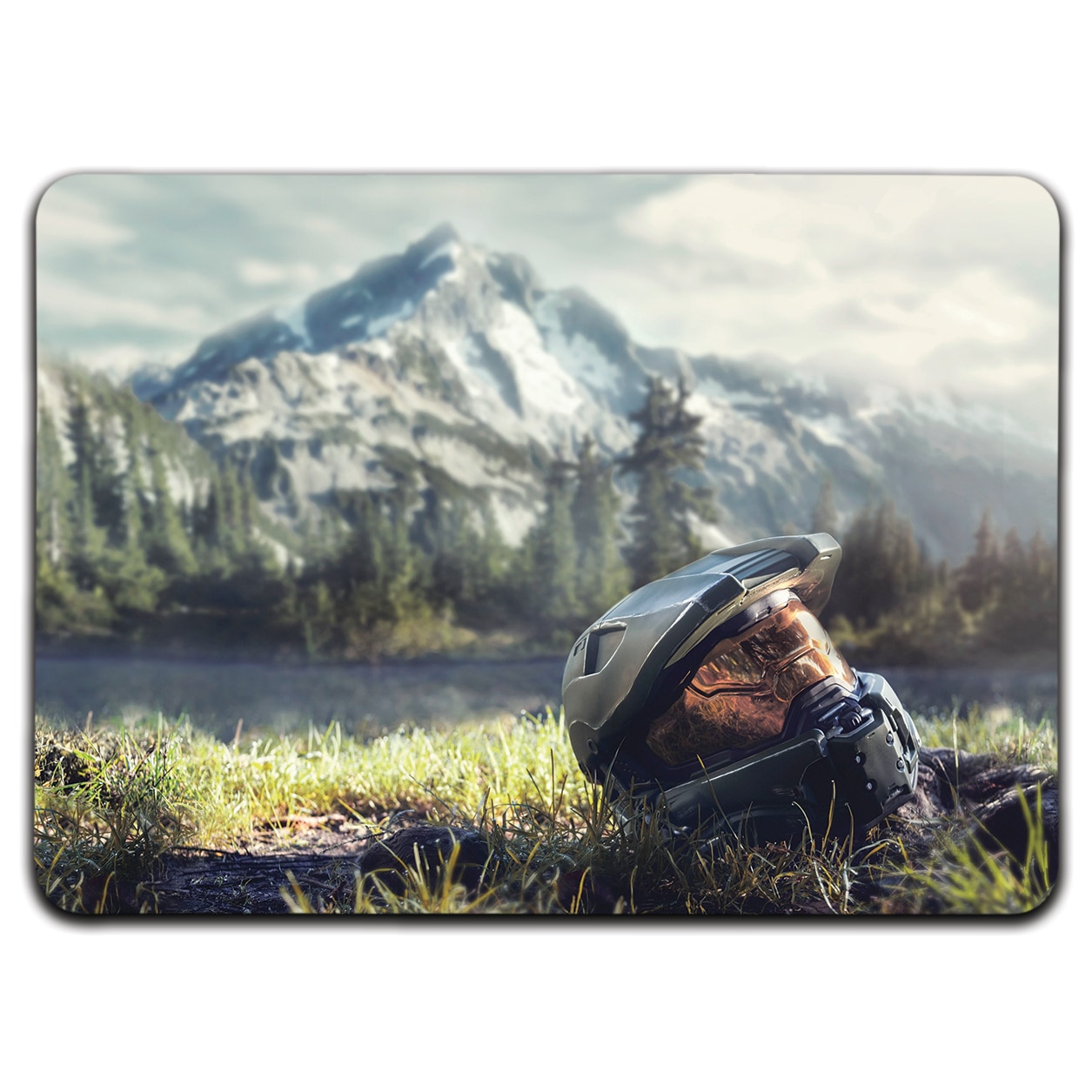 Halo Game Mousepad, Master Chief sisak, csúszásmentes alap, vízálló, 27