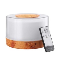 Difuzor uleiuri esentiale, Aromaterapie, Umidificator, Muzica, Lumina, Alb 500 ml