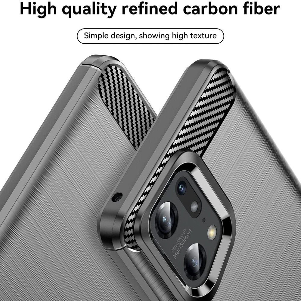 Husa Pentru Oppo Find X5 Pro 5g Carbon Design Bibilel Negru Kof Bbl6507 Emagro 1957