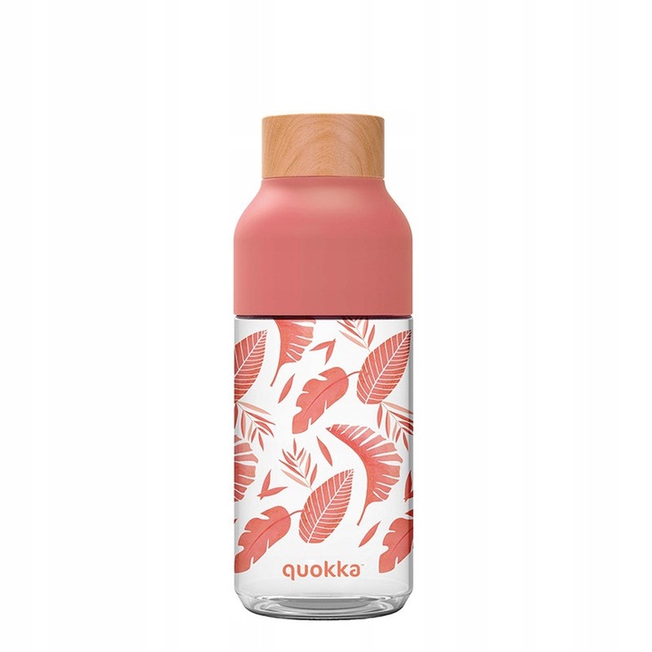 Бутилка за вода, Quokka, Tritan, 570 мл, Розова