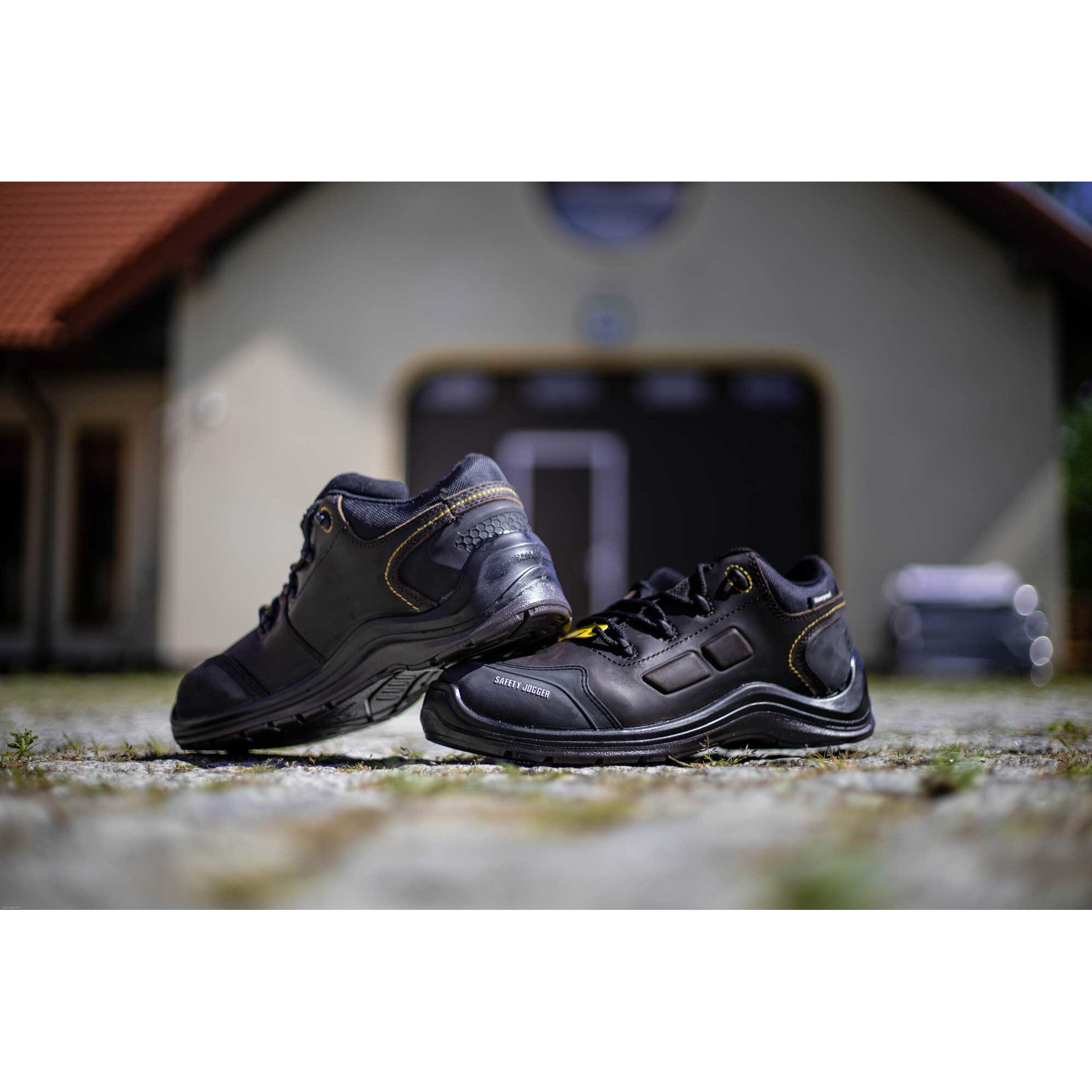 Pantofi de Lucru Lava, Safety Jogger, Unisex, S3, Piele Naturala, Maro