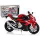 BMW S1000RR piros motor modell hang- és fényeffektekkel