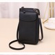 Geanta Crossbody pentru Telefon Forever Mineyo, Tip Portofel, Doua Buzunare, Bareta Ajustabila, Piele Ecologica, Negru