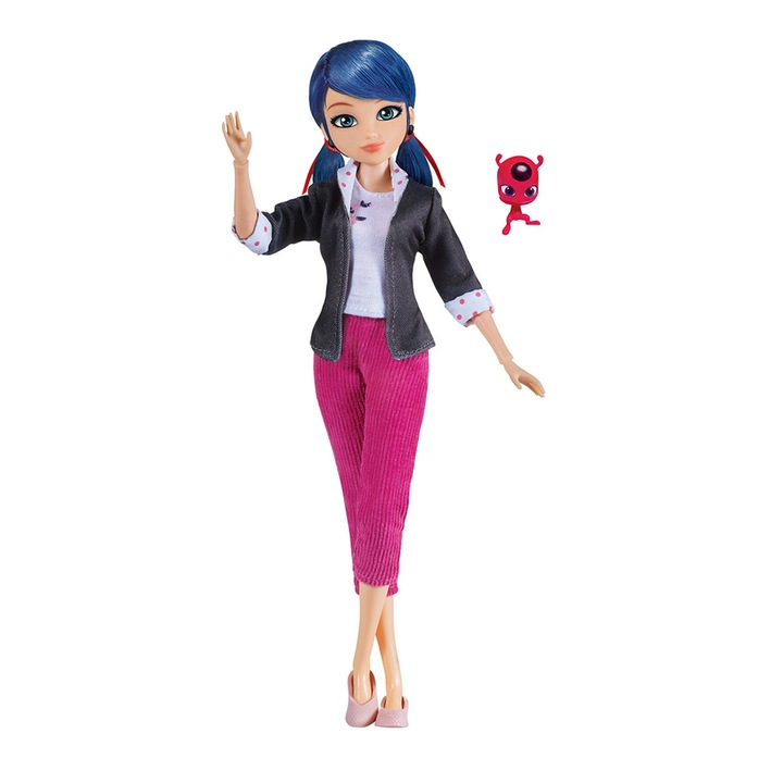 Papusa Miraculous Lady Bug Superhero Secret Marinette S2 26cm