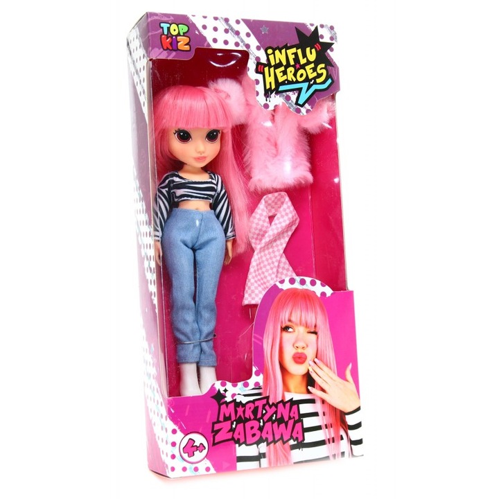 Кукла с аксесоари Influ Heroes Martyna Zabawa, 23 см, многоцветна