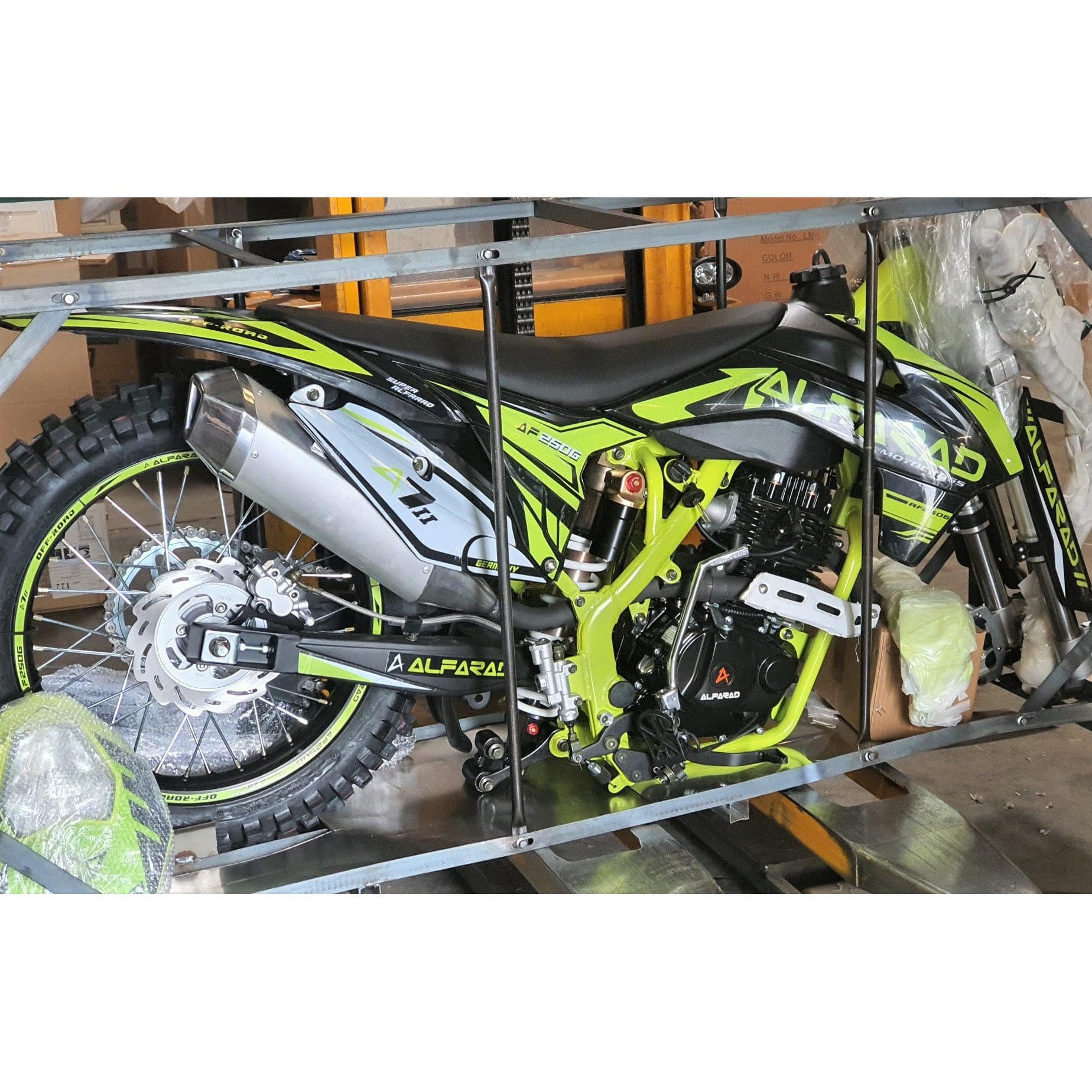 Cross BEMI 250cc Dirtbike Alfarad R6 19/17 