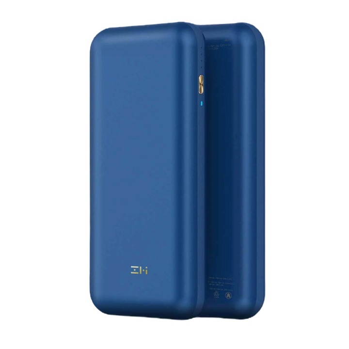 Baterie externa Xiaomi Zmi PowerPack 20K Pro, 20000mAh, Quick Charge, Albastru