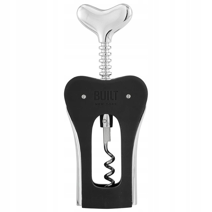 Tirbuson Built, Inox, 17x5x4cm, Negru/Argintiu