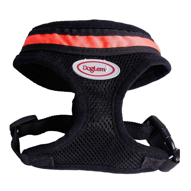 Ham cu led portocaliu caine, XL