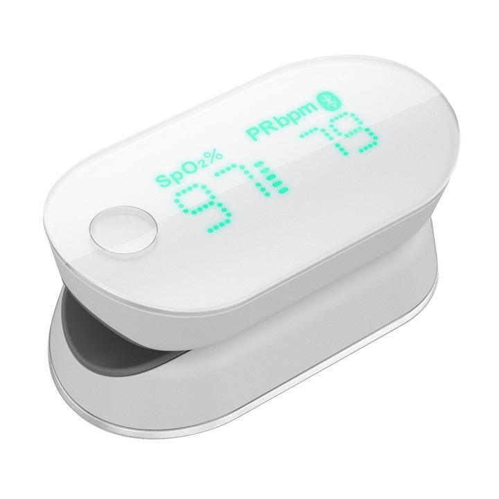 Dispozitiv medical smart iHealth Air Po3, Pulsoximetru, White