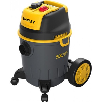 Aspirator umed/uscat Stanley, 1200W, 230V, filtru HEPA, motor electric, roti pivotante Aspirator umed/uscat Stanley, 1200W, 230V, filtru HEPA, motor electric, roti pivotante