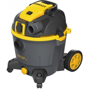 Aspirator umed/uscat Stanley 1600W, 230V, filtru HEPA, motor electric, roti pivotante Aspirator umed/uscat Stanley 1600W, 230V, filtru HEPA, motor electric, roti pivotante