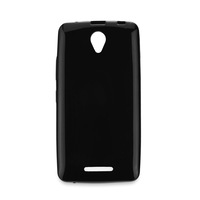 Husa Jelly Bright (0.3mm) pentru Lenovo A5000 Negru