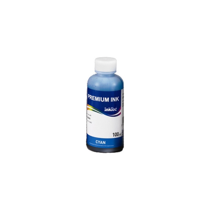 Бутилка с мастило INKTEC за HP CH561WA, HP61/301/122, 100 ml, Cyan
